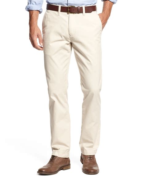 Tommy Hilfiger Custom-Fit Chinos - Tommy Hilfiger Pants - Men - Macy's ...