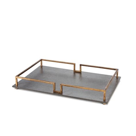 Lone Elm Studios 19.7-in x 12.6-in Multicolored Rectangle Serving Tray ...