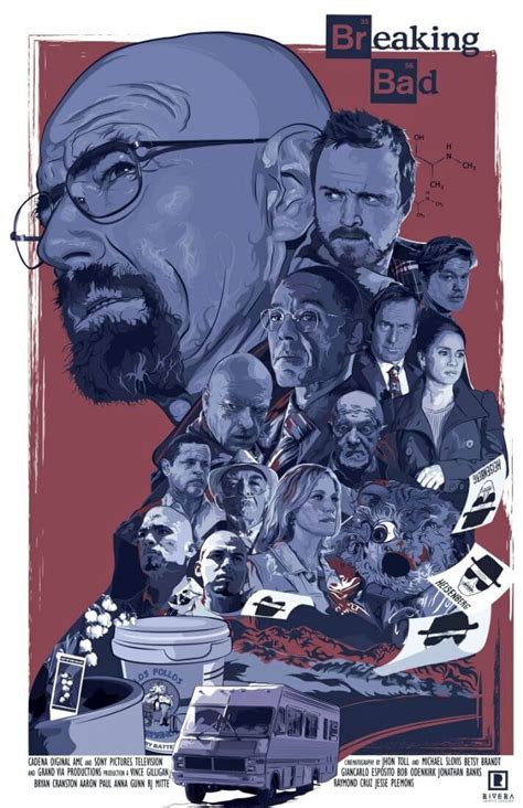 Breaking Bad - Bryan Cranston - Walter White - TV Show Art Poster 6 ...