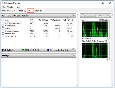 Image result for Disk Usage Windows Built In