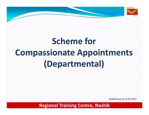 Compassionate Appointments Scheme For Departmental Employees (DOP ...