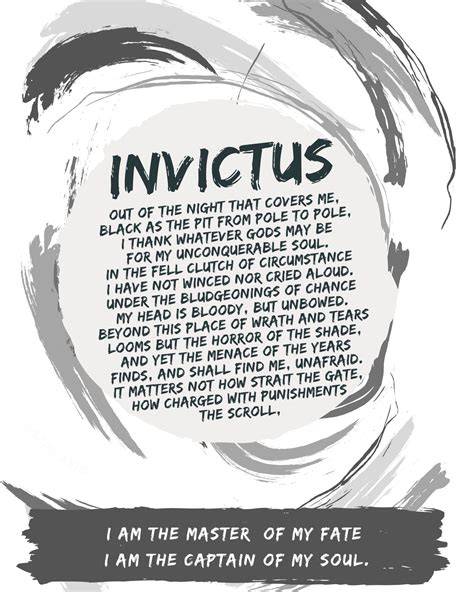 Invictus Movie Poem