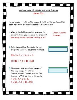 Image result for En Vision Math Worksheets
