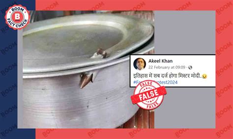 Photo Of Bullet Hit Utensil From Bangladesh Falsely Linked To Farmers ...