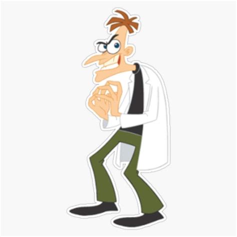 Buy Leyland Designs Doofenshmirtz Sticker Outdoor Rated Vinyl Sticker ...