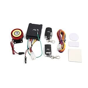 ELECTROPRIME Motorcycle Anti-theft Security Alarm System Remote Control ...