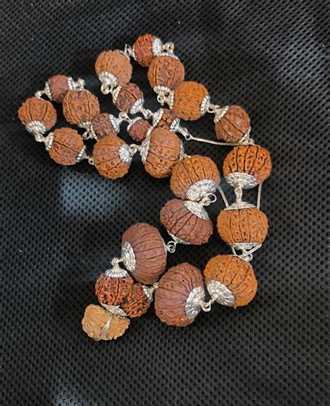 The Millennium Gallery Indrani Rudraksha Mala Original Certified 1-21 ...
