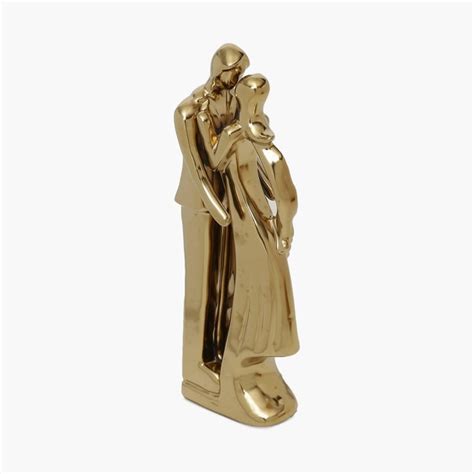 Buy Brit Fantasy Couple Figurine With T Light Holder from Home Centre ...