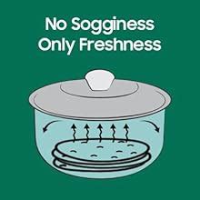 Buy SignoraWare Stainless Steel Roti Server Casserole with Lid | Retain ...