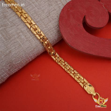 Freemen Foremost Stylish Design Gold Bracelet - FMG287 – Freemen®