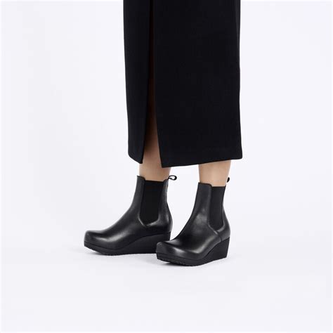 Ebba Slip On Leather Black/Black | BIRKENSTOCK