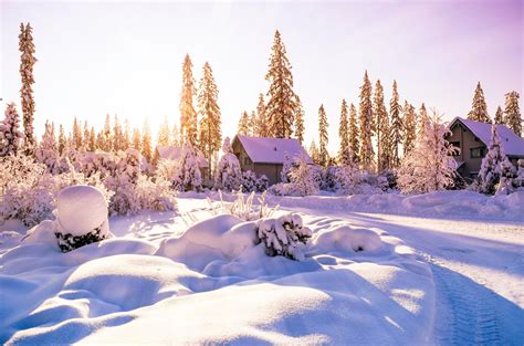 Aesthetic Winter Landscape Wallpapers - Wallpaper Cave