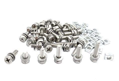32Pcs Motorcycle Battery Bolts and Nuts,M6 x 10mm 12mm 16mm 20mm 25mm ...