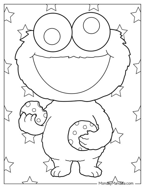 20 Cookie Monster Coloring Pages (Free PDF Printables)