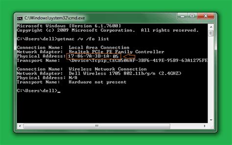 Get Mac Address in Computer 的图像结果