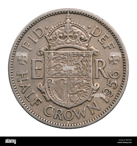 1956 half crown coin Stock Photo - Alamy
