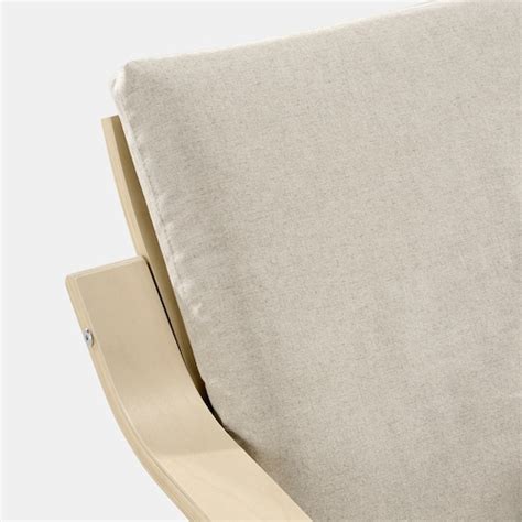 POÄNG armchair cushion with low back, Katorp natural colour/beige - IKEA