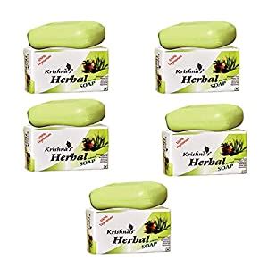 Buy Krishna's Herbal Soap - 100 g each (Pack of 5) | Pure Herbal ...