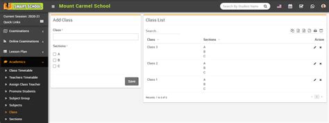 How to add Class? - Smart School : School Management System by QDOCS