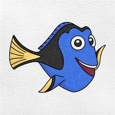 Dory Drawing - HelloArtsy