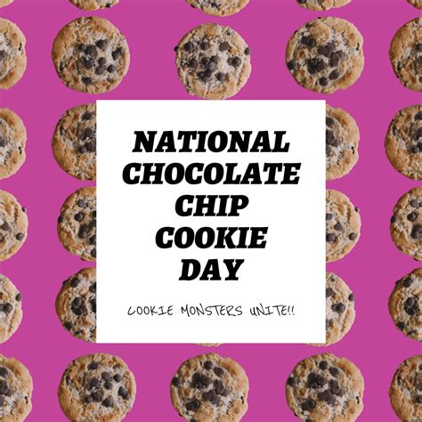 National Chocolate Chip Cookie Day Clip Art at Jack Nusbaum blog
