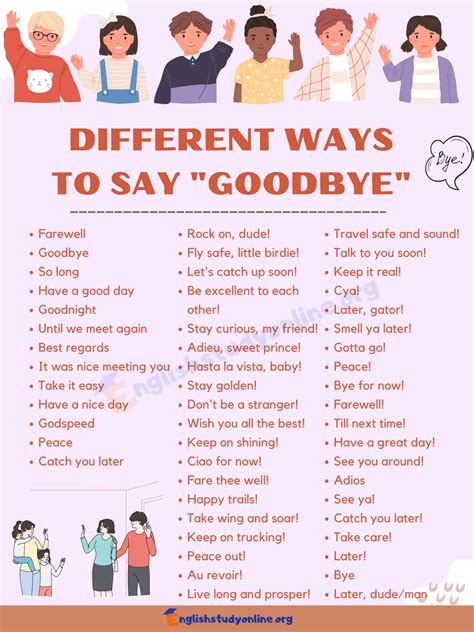 Different Languages Of Goodbye