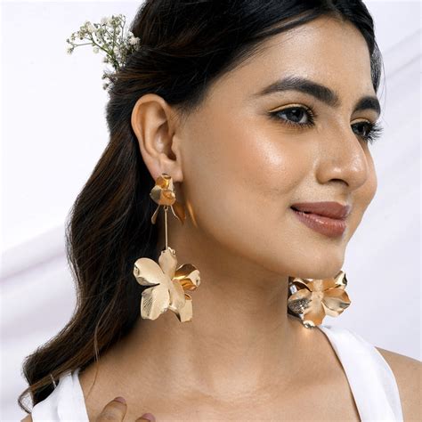 Gold Earrings – Tagged "Drops & Dangler"– Joker & Witch