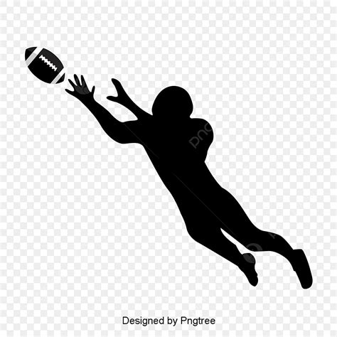 Simple Football Players Clipart
