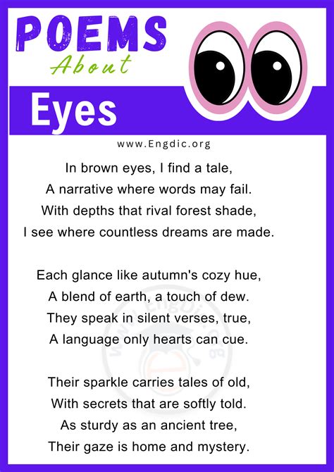 Beautiful Brown Eyes Poems