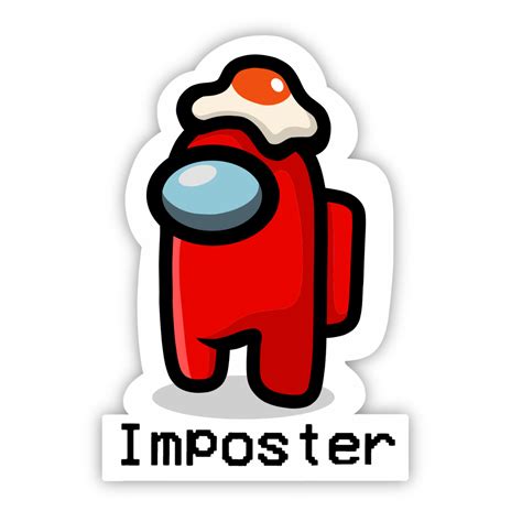 Buy Imposter Among Us Sticker Online in India | Teeshood – Teeshood.com