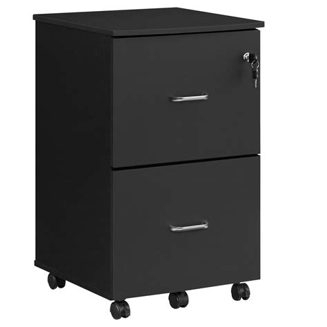 VASAGLE 2-Drawer File Cabinet, Locking Filing Cabinet for Home Office ...
