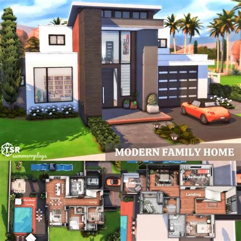 Image result for Sims 4 Modern House Build