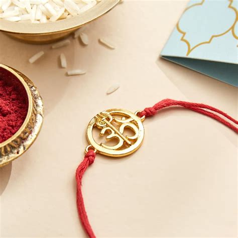 Buy Bandhan Om with Trishul Rakhi from Home Centre at just INR 149.0