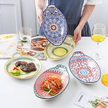 Mandala Long Dish Online - Premium Platter | Nestasia