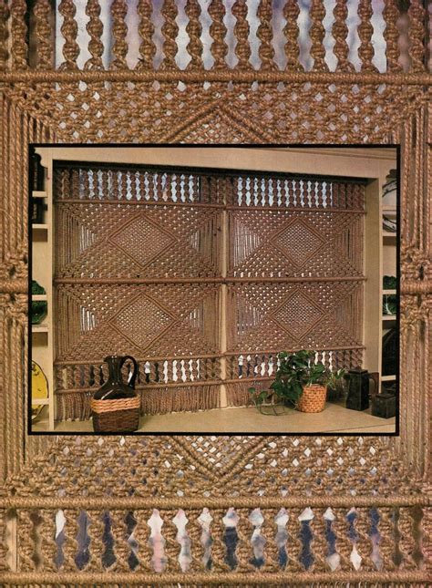 Macrame Window Curtain Patterns 的图像结果