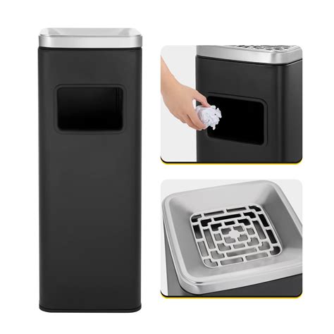 Amazon.com: Dyna-Living Stainless Steel Trash Can Outdoor Commercial ...