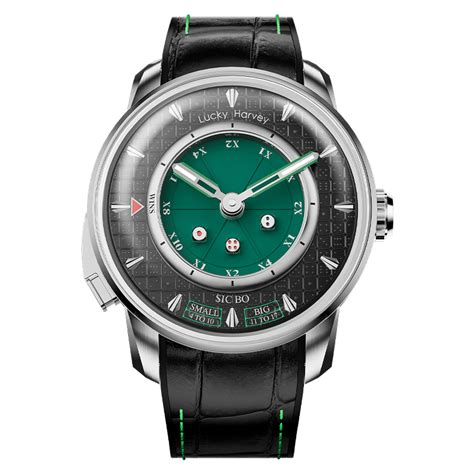 Lucky Harvey | Sic Bo Automatic Watch | Statement piece for casino ...