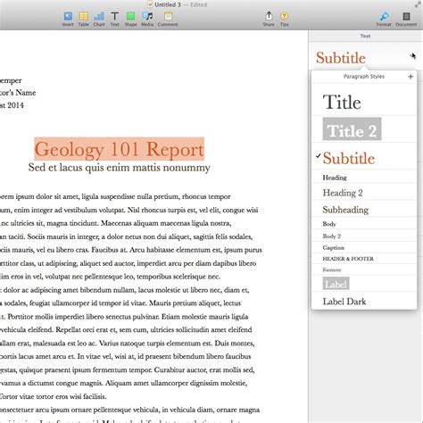Image result for Pages Mac Tutorial