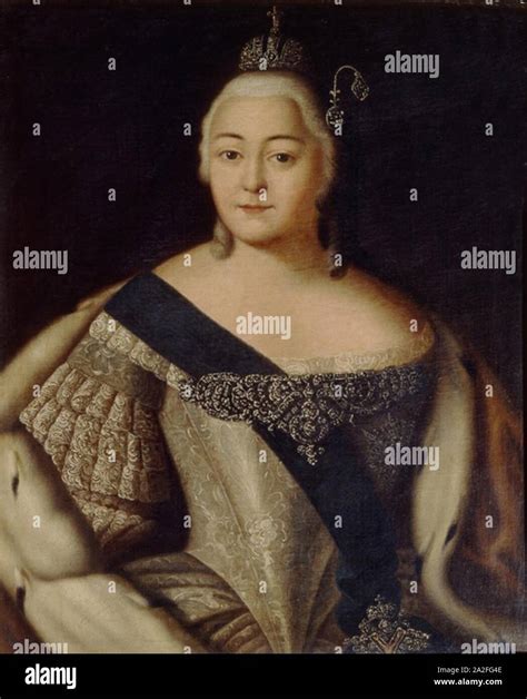 Elizabeth of Russia by anonim after Caravaque (Sevastopol Stock Photo ...