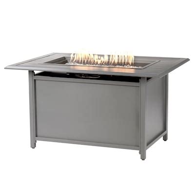Concrete; Pavers; Wooden deck 46-Inch-Wide Gas Fire Pits at Lowes.com