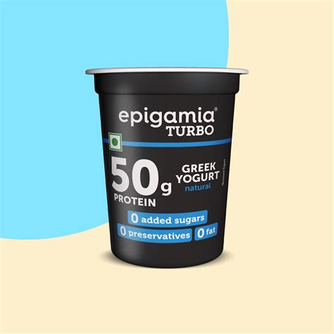 turbo 50g protein yogurt, natural - Epigamia