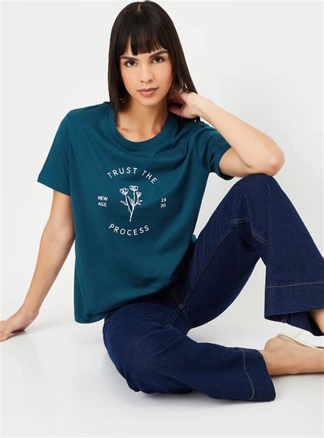 Buy Women Printed T-shirt Online at just Rs. 299.0 - 1000015511507 ...