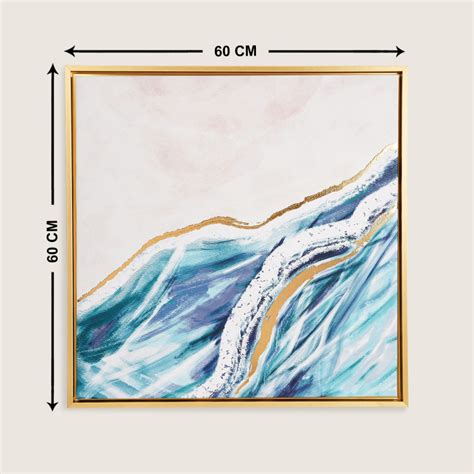 Artistry Abstract Picture Frame - 60 x 60 cm | Multicolour | Canvas