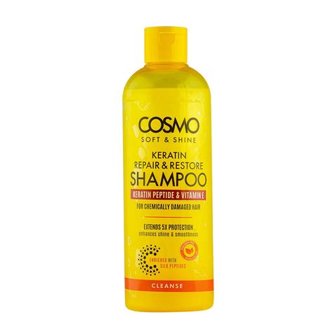 Cosmo Soft & Shine Keratin Repair & Restore Shampoo “ 480Ml – Cosmo ...