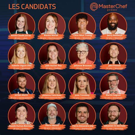 «MasterChef Québec» saison 2: un visage connu parmi les participants | JDM