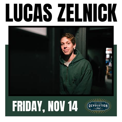 Win Tickets ($100): Lucas Zelnick @ Revolution Hall | NYC Stand-Up ...