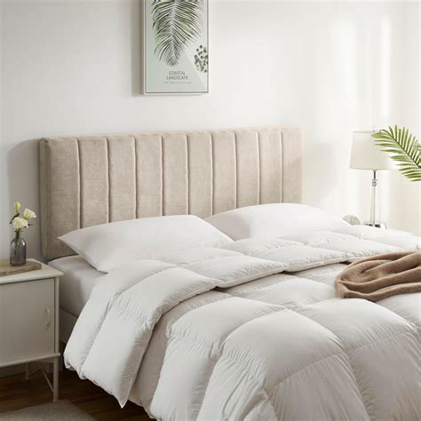 Amazon.com - Upholstered King Headboard - Easy Assemble Channel ...