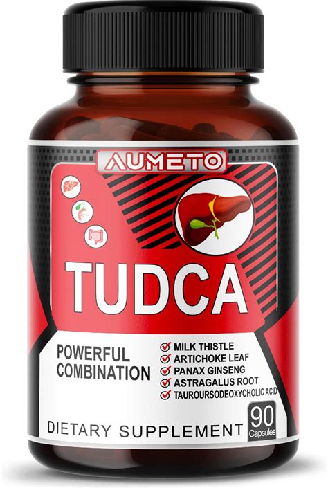 Amazon.com: TUDCA and Milk Thistle Supplement - Bile Salts Supplement with Silymarin Milk ...
