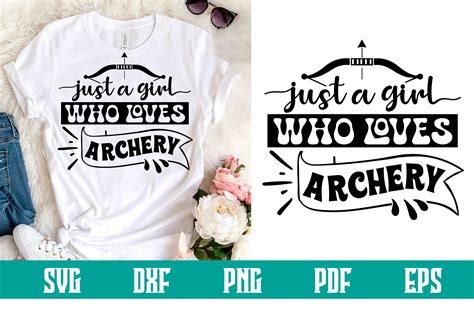 Just a Girl Who Loves Archery Svg Graphic by belysvgbundlefiles ...