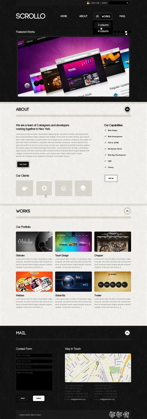 Creaty Wordpress网页界面设计
